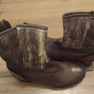Men's Brown and Tan Boots